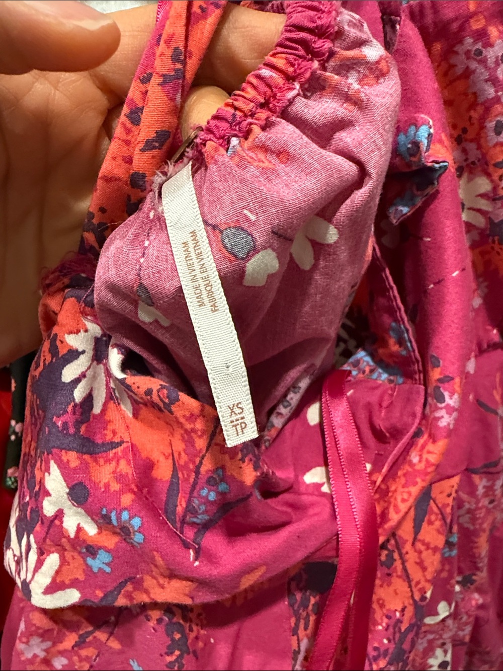 Free people floral mini dress with pockets - Picture 9 of 9